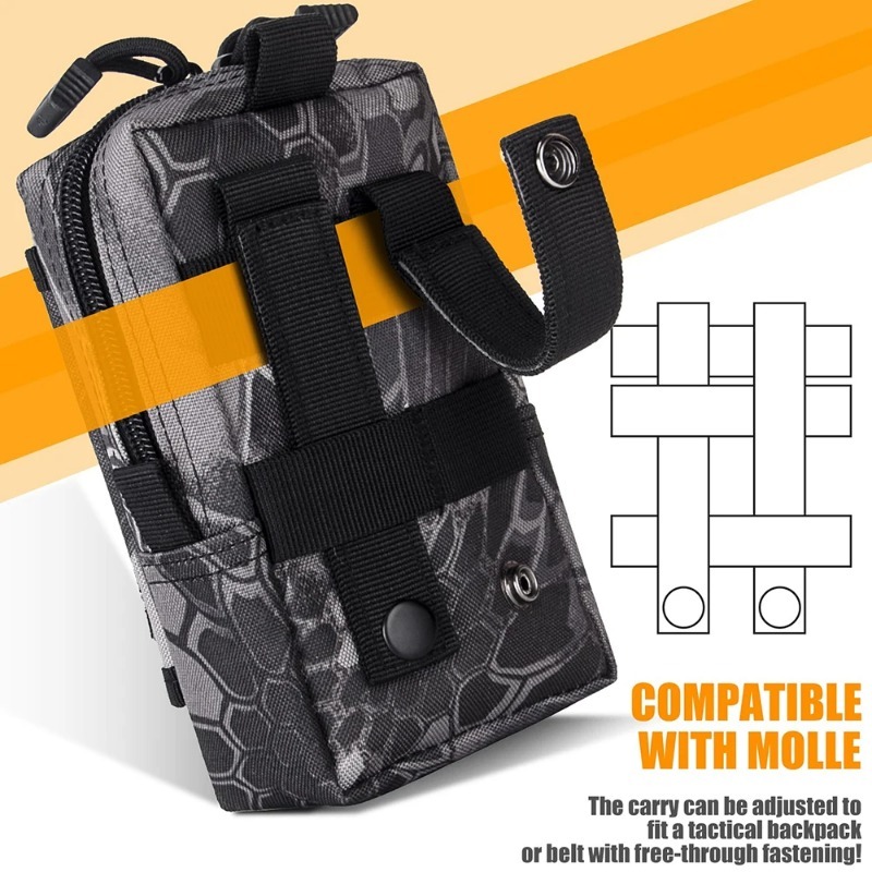 Tactical MOLLE EDC Utility Wai - Edc Carry Box recension och pris