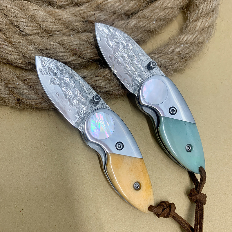 RHON Mini Size Thumb Open Pock - Edc Pocket Carry Fixed Blade recension och pris