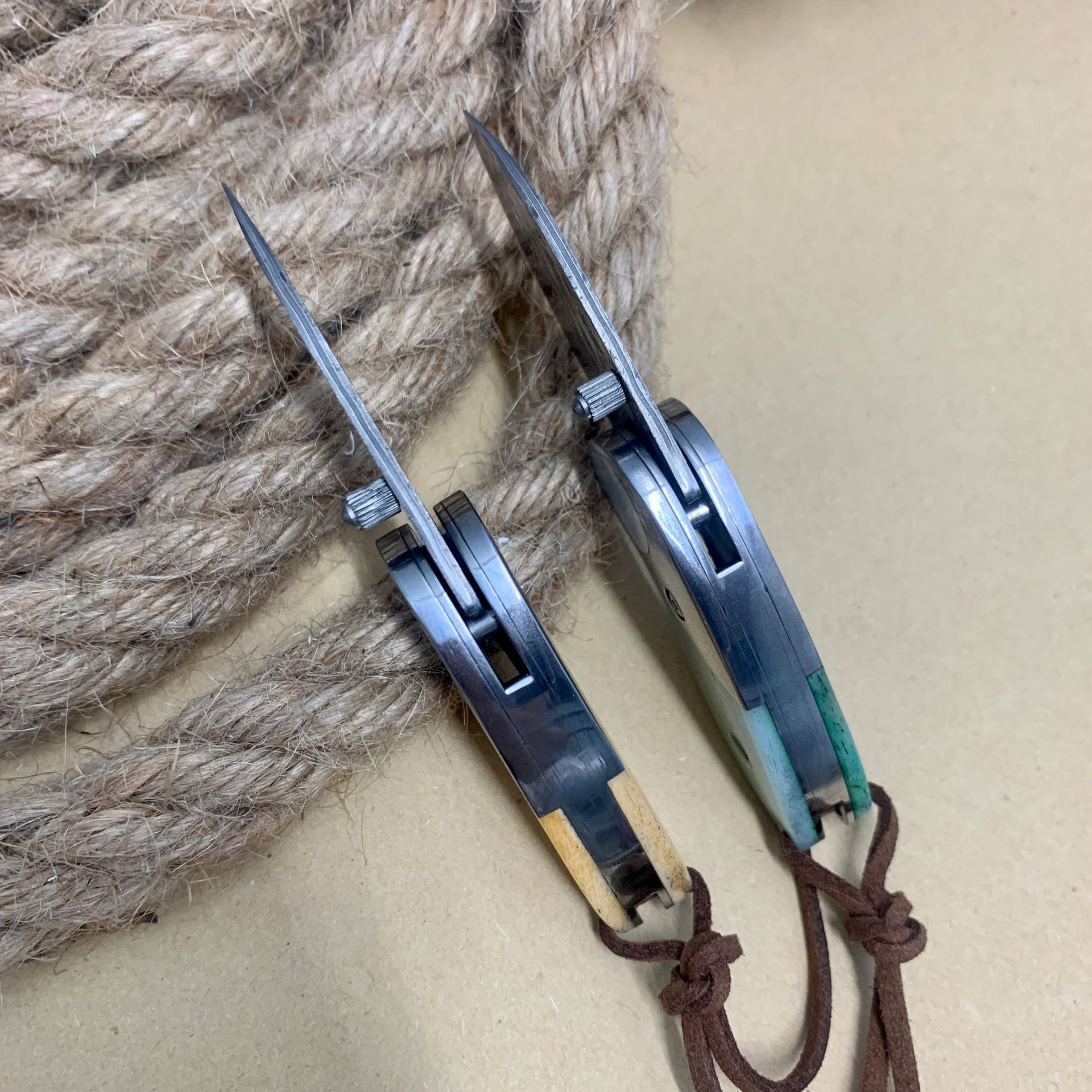 RHON Mini Size Thumb Open Pock - Edc Pocket Carry Fixed Blade recension och pris