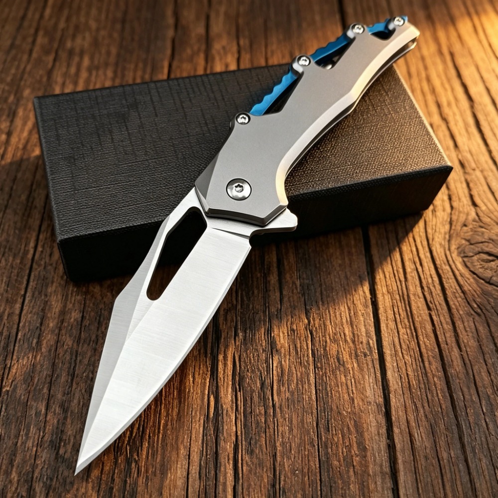 Compact EDC Folding Knife D2 S - Edc Concealed Carry Knife recension och pris