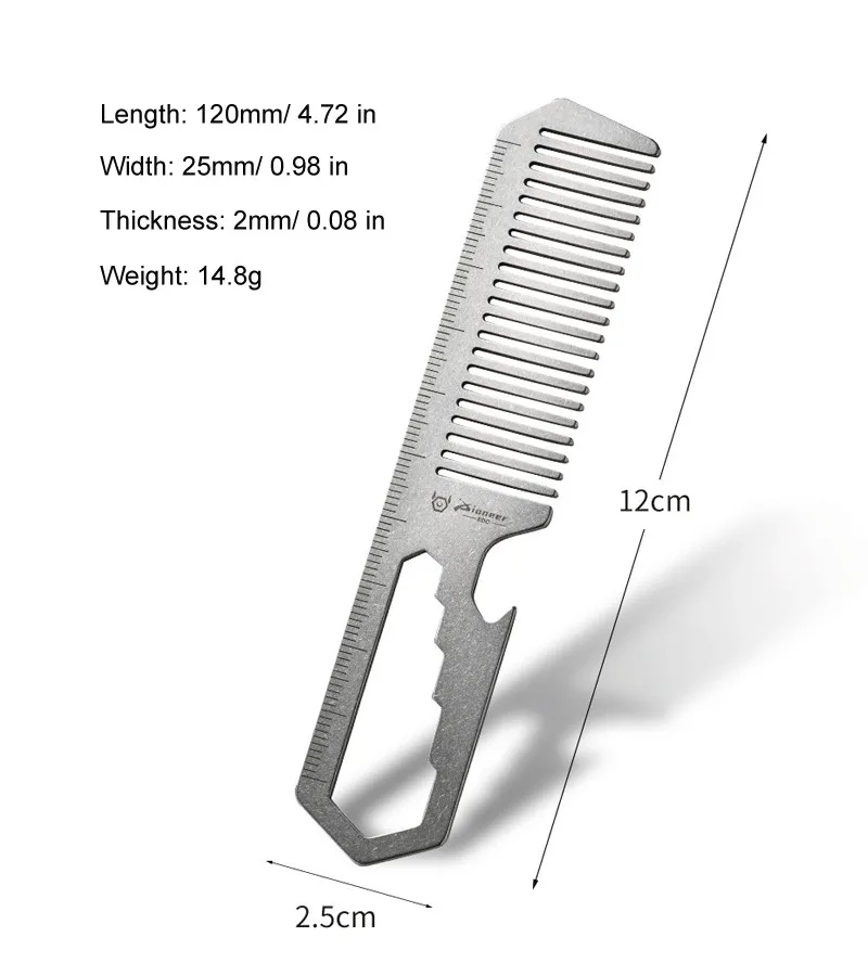 FEGVE Titanium Anti Static Com - Comb Pocket Titanium recension och pris