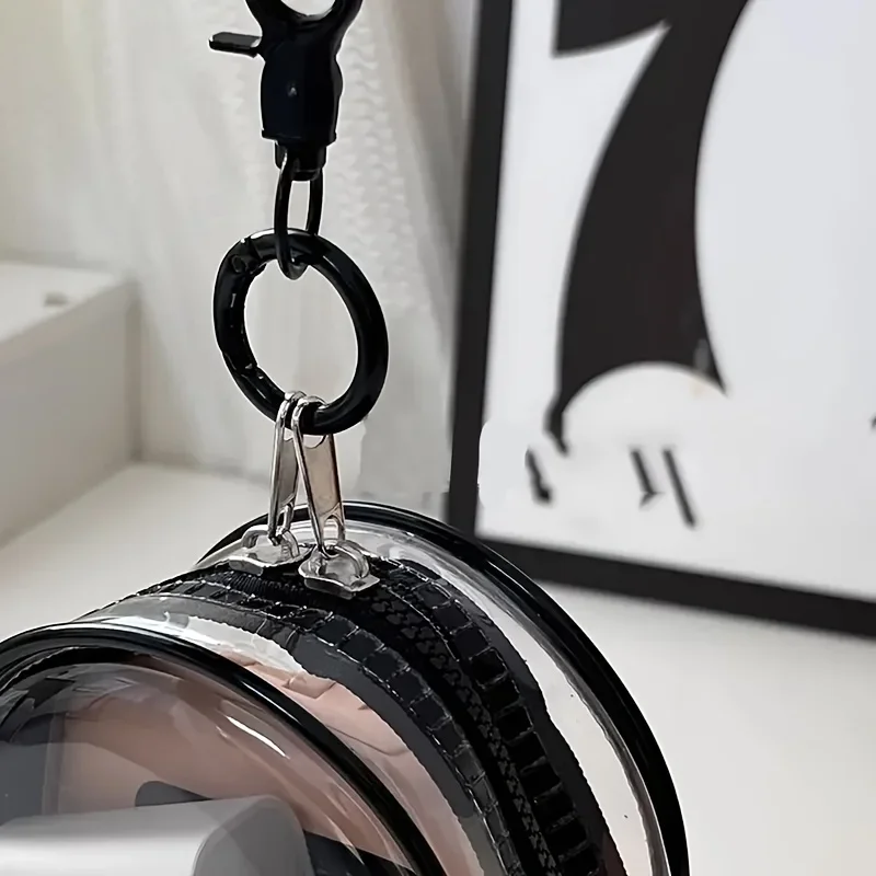 Portable Mini Clear Zipper Sto - Cable Winder Keychain recension och pris