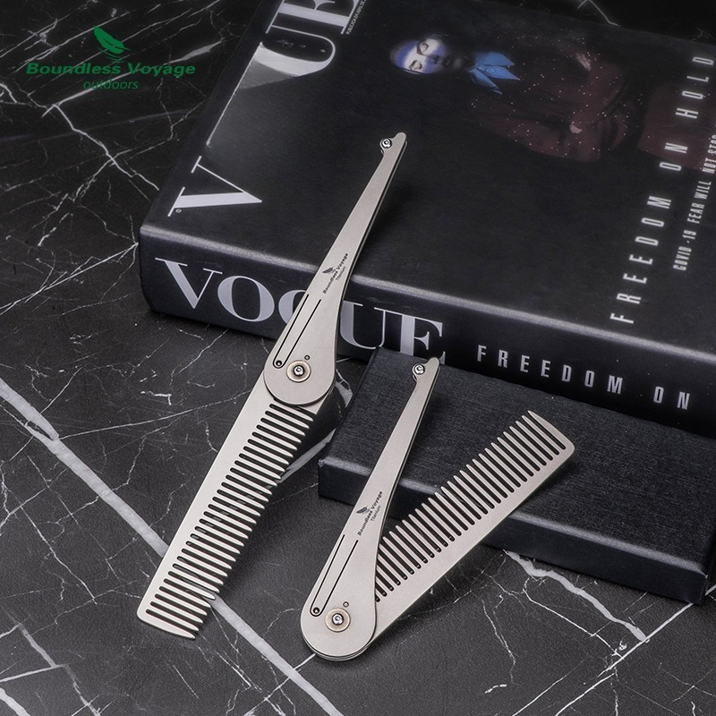 Pure Titanium Foldable Hair Co - Comb Pocket Titanium recension och pris