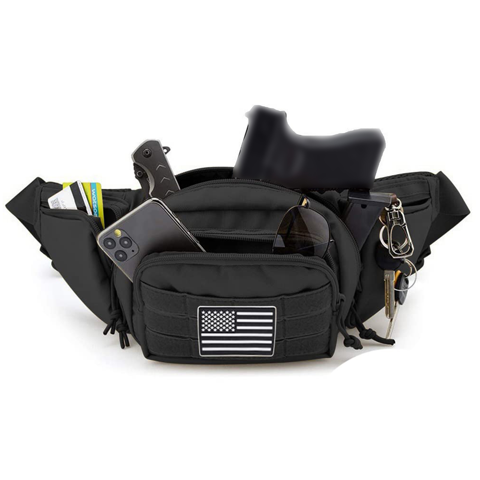 Tactical Fanny Pack Gun Holste - Edc Carry Fanny Pack recension och pris